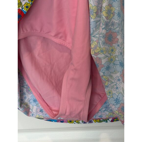 NWT Draper James Floral Halter Faux Wrap Swimdress Size Medium - Picture 3 of 10